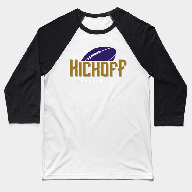 Baltimore Football Team Baseball T-Shirt by igzine